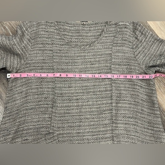 Flax grayish tan long sleeve linen tunic top size medium - Picture 8 of 10